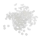 Maxbell 200Pcs Pearls Cabochon Embellishments Craft Decoration Star Bowknot Shaped