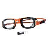 Maxbell Swimming Goggles Lightweight Clear Vision Anti Fog Professional Swim Eyewear orange and black