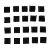 Maxbell 20Pieces Aluminum Heat Sink Cooling Fin 28x28x15mm for IC Led Chip 1-5W