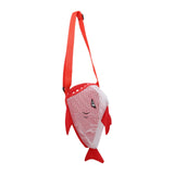 Maxbell Summer Children Mesh Beach Shell Bag 25x18x15cm Multipurpose Sand Toys Storage Bag Red
