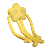 Maxbell Star Long Leg Plush Doll Valentines Day Gifts Long Leg Plush Pillow for Kids Yellow