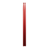 Maxbell 2Pcs Drum Sticks Classic Exercise Drumsticks for Beginners Children Exercise Red