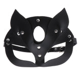 Maxbell Face Mask Rabbit Cat Studded Masquerade Costumes Stud Rivet Cat 3