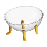 Maxbell Capsule Cat Bed Furniture Pet Accessories Ornament Acrylic Dome Sleeping Bed Yellow