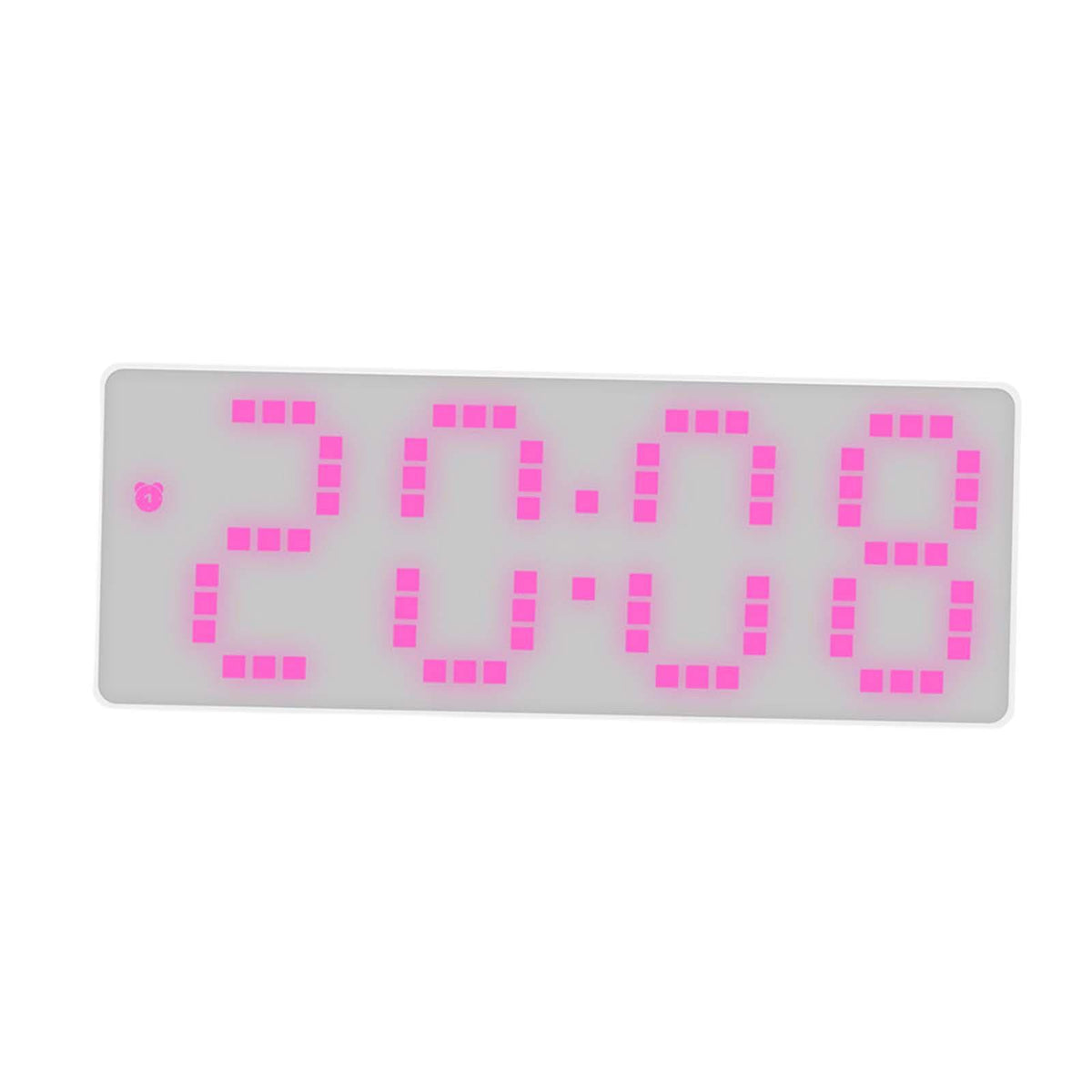 Maxbell Maxbell Alarm Clocks for Bedrooms Bedside Clock with Night Light Table Clock 12/24H Pink