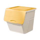 Toy Storage Box Home Decor Large Capacity for Living Room Nursery Boys Girls yellow