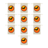 Maxbell 10x Halloween Trick or Treat Bags Drawstring Gift Bags Kids Trip Candy Pouch