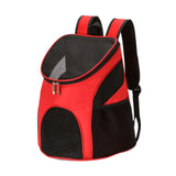 Maxbell Dog Carrier Backpack Sturdy with Mesh Ventilation for Kitten Dog Red