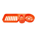 Maxbell Soap Dish Sturdy Portable Easy Clean Soap Holder for Sponges Bath Tub Shower