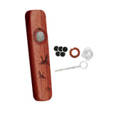 Maxbell Wooden Kazoo Wind Instrument for Party Supplies Outdoor Activities Beginners Style D