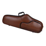 Maxbell Saxophone Case Carry Handle Saxophone Backpack for Outdoor Stage Performance brown