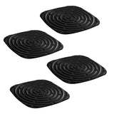 Maxbell 4Pcs Chicken Nest Box Pads Chicken Nest Pads for Garden Poultry Hatchery Box Black