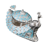 Maxbell Zinc Alloy Seasoning Jar Portable Entertaining Dining Sugar Container Holder Blue