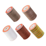 5 Spools 0.45mm Leather Sewing Waxed Thread Hand Stitching Repair Cord