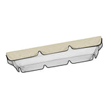 Maxbell Replacement Swing Canopy Outdoor Porch Swing Canopy Cover for Patio Poolside Beige
