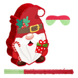 Christmas Santa Claus Piñata with Rod Accessory for Bridal Shower Kids Music
