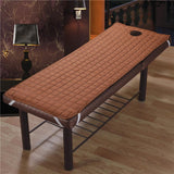 Maxbell Beauty Salon Massage Bed Mattress Sheet Coffee & Pink Face Rest Cradle Cover