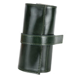 Maxbell Watch Roll up Organizer 6 Slots Business Anti Scratch Jewelry Roll Watch Bag Green
