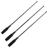 Maxbell Antenna SMA-Male Dual Band VHF/UHF 144MHz/430MHz Antenna for YAESU VX-1R VX-2R VX-3R Baofeng BF-UV3R (3 Pack) - Aladdin Shoppers
