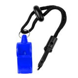 Maxbell Maxbell Emergency Whistle with Clip On Lanyard for Outdoor Kayak Boat Safety Blue