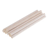 Maxbell 30Pieces Balsa Wood Round Sticks 11mm Diameter for Woodworking Supply Crafts