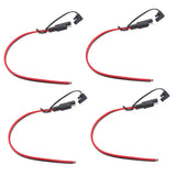 Maxbell 4Pieces 14AWG Solar Battery SAE Harness DIY Extension Line Connector Cable