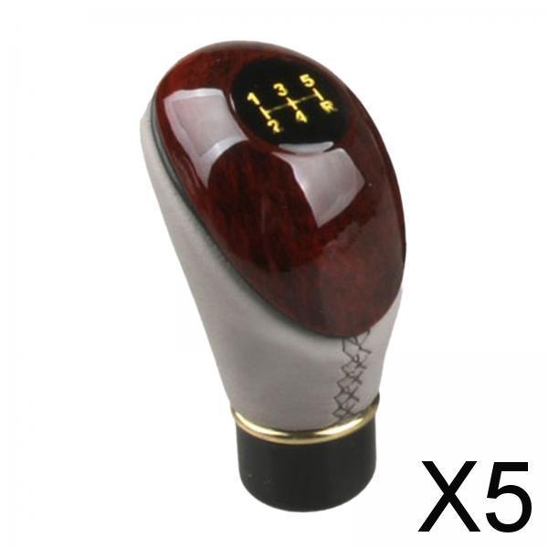 Maxbell 5xManual Gear Shift Knob 5speeds Replacement Accessories Spare Part  Gray