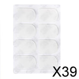 Maxbell 39x8x Clarinet/Soprano Saxophone Sax Mouthpiece Patches Pads Cushions 0.8mm