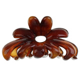 Maxbell 2 Pieces Large Floral Acrylic Hair Claw Grips Clip Clamp Accessories