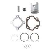 Maxbell 2xPiston Ring Kit Gasket Pin Bearing Set for Yamaha PW50 PW 50 Motorcycle