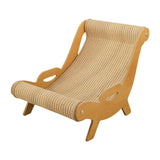 Maxbell Cat Sisal Lounge Chair Resting Stylish Play Pet Lounger for Bunny Puppy Dogs