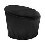 Papasan Chair Cover Protective Oxford Cloth with Zipper and Straps Slipcover M