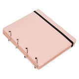 Maxbell Pin Display Holder 4 Pages Trading Pin Book for Home Tabletop Dressing Table Pink