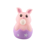 Spit Bubble Relaxing Toy Portable Lovely Sensory Toy for Kids Children Teens Violet Rabbit