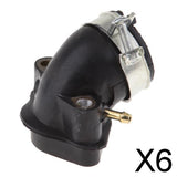 Maxbell 6x23mm Carb Intake Adapter Boot Flange for GY6 125cc 150cc Engine Scooter ATV