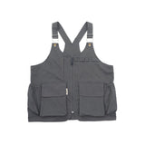 Maxbell Outdoor Camping Vest Photography Vest Barbecue Apron for Adults Yard Picnics Dark Gray