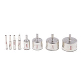 Maxbell Diamond Drill Bits Hole Saw Drill Bits Hollow Extractor Remover Tools with 4Pcs, Diamond Coating for Glass, Ceramics, Porcelain, Tile, Marble(6-50mm) - Aladdin Shoppers