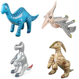 Maxbell 4x Assorted Inflatable Blow-up Dinosaurs PVC Toy Kids Beach Pool Toy Party Favor