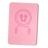 Maxbell Cordless Jump Rope Mat Fitness Floor Protection Noise Reduction Exercise Mat Pink