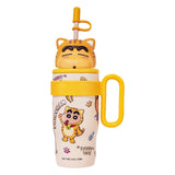 Maxbell Children Insulated Bottle with Carry Handle with Tea Infuser for Home Yellow