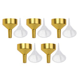 Maxbell 10pcs Plastic Metal Funnel Fill Liquid Water For Home Ice Ball Maker Tools
