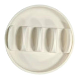 Maxbell Taco Holder Plates for Soft and Hard Tacos for Kitchen Family Dinner Parties white