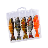 Maxbell 5 Pieces Fishing Lures Fishing Baits Vivid Artificial Lures Fishing Supplies