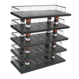 Maxbell 1/64 Diorama Car Parking Lot Display Case Layout Model Car Garage Home Decor