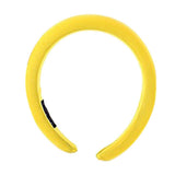Maxbell Women Headband Headwear Wide Plastic Hairband Hair Accessories Yellow