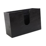 Maxbell Tissue Box Cover Restroom Tissue Box Holder Wall Mounted Toilet Paper Holder black