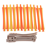 Maxbell Maxbell 12 Pieces Hair Grip Curlers Rollers Salon Hairdressing Styling Tool 1.6x9 cm