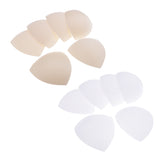 Maxbell 6 Pairs Soft Women's Triangle Bra Pads Inserts for Sports Bra Bikini