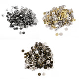 Maxbell 300Set Rivets Fasteners Studs Buttons Sewing Jean Denim Leather Craft DIY 8mm