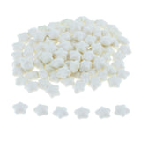 Maxbell 3x100 Pieces Star Shape Sealing Wax Beads for Stamp Envelope Seal DIY White